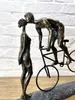 Gilde Skulptur, Paar, "Kiss me", Fahrradmotiv, Kunstharz, Podgląd zdjęcia produktu 9