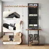 HOMCOM Gramofon – úložný box na gramofonové desky se 3 Náhled obrázku produktu 7