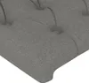 vidaXL Kopfteil mit Ohren Dunkelgrau 183x23x78/88 cm Stoff Produktbild-Vorschau 6