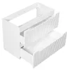 Armoire De Salle De Bain Sous Lavabo 80 Cm Blanc Mat Avec Voir les images du produit 8