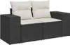 Garten-Sofa-Set 10 pcs Schwarz Poly-Rattan Produktbild-Vorschau 6