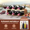 eluno Casier à vin pour 6 bouteilles, casier à bouteilles Voir les images du produit 2