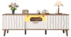 Merax TV-Schrank, LED-Fernsehschrank, Multimedia-TV-Konsole Produktbild-Vorschau 6