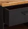 Nachttisch "Cierna" schwarz - Metall und Holz - Atmosphera Produktbild-Vorschau 2