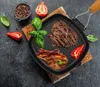Grillpfanne mit Ausguss, 100% PFOA-freie Bratpfanne, Produktbild-Vorschau 2