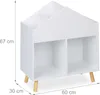 Relaxdays Kinderregal Haus, HxBxT: 67 x 60 x 30 cm, 6 Produktbild-Vorschau 4