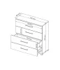 Weiße Hochglanz Kommode Family 100x107x40cm Modern 4 Produktbild-Vorschau 6