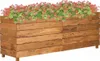 vidaXL Verhoogde plantenbak, 150x40x55 cm, teakhout en Productafbeelding-voorbeeld 8