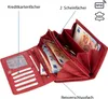 RFID Damen Geldbörse Portemonnaie Geldbeutel Damenbörse Produktbild-Vorschau 6