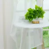 Gardinen Vorhänge Voile Gardine Transparent Dekoschal Uni Produktbild-Vorschau 7