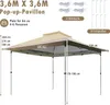 Pavilon 3,6x3,6 m, zahradní pavilon s dvojitou střechou a Náhled obrázku produktu 6