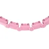 A close-up view of a pink hula hoop made of interlocking segments. Podgląd zdjęcia produktu