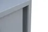 Schiebetürenschrank Aktenschrank Sideboard aus Stahl Grau Produktbild-Vorschau 4