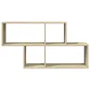 A product image of a wooden shelf unit. Voir les images du produit