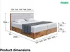 MEBLINI Boxspringbett mit Bettkasten - Gepolstert Produktbild-Vorschau 7