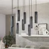 Hoyz-Kollektion – Hängelampe 5+4 Tube Mesh – Artic Black Produktbild-Vorschau 2
