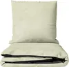 A folded duvet and pillow on a white background. Produktbild-Vorschau