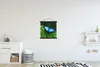 MuchoWow® Textilposter Morpho-Schmetterling 40x40 cm mit Produktbild-Vorschau 2