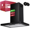 LEVIVO A++ Dunstabzugshaube 60cm Umluft & Abluft mit 380 Produktbild-Vorschau 1