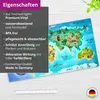 Schreibtischunterlage für Kinder - abwaschbar - Weltkarte Produktbild-Vorschau 3