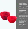 Westmark 6 siliconen muffinvormen, diameter 7 cm, rood, Productafbeelding-voorbeeld 9