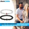SteinLiebe Partner Armband King Queen Anhänger Set Perle Produktbild-Vorschau 4