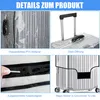 3 Stück Kofferhülle Kofferschutzhülle Transparente PVC Produktbild-Vorschau 4