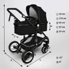 Kiduku Kinderwagen Komplettset, Kombikinderwagen Set inkl. Produktbild-Vorschau 7