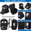 Handgepäck Rucksack 40x30x20cm Schwarz 24L mit USB Produktbild-Vorschau 3