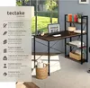 Bureau informatique HERSHEY 122x61x120cm - Bois foncé Voir les images du produit 2