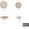 Karaca Aria Beige Reactive Geschirr Set Kombigeschirr Produktbild-Vorschau 5