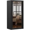 Kleiderschrank Schwebetürenschrank Schrank 100cm Produktbild-Vorschau 5
