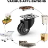 Möbelrollen Schwerlast + Schrauben - 50mm 200KG - 4 Produktbild-Vorschau 4