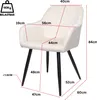 ALBATROS Esszimmerstühle 2er Set SALO, Beige - Modern und Produktbild-Vorschau 4