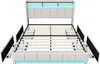 Fortuna Lai Polsterbett 180x200 mit Lattenrost，Stilvolles Produktbild-Vorschau 6