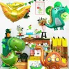 6er Set Dinosaurier Folienballon für Kinderparty & Produktbild-Vorschau 5