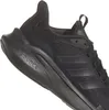 A close-up view of the side of a black Adidas athletic shoe. Produktbild-Vorschau