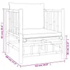 7-tlg. Garten-Lounge-Set mit Dunkelgrauen Kissen Bambus Produktbild-Vorschau 11