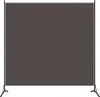 vidaXL Paravent Anthrazit 175x180 cm Stoff Produktbild-Vorschau 2
