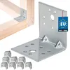 KOTARBAU® Lot de 100 équerres de fixation pour étagères 50 Voir les images du produit 1
