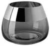 Fink BELLA, Teelichthalter, Glas, Silberfolie, grau, Produktbild-Vorschau 1