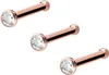 Nasenpiercing, Nasenstecker 3er Set Titan Nasenstecker Pin Produktbild-Vorschau 1