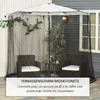 Outsunny Moskitonetz für Sonnenschirm Fliegennetz Produktbild-Vorschau 6