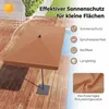 Slunečník COSTWAY na balkon 210 x 130 cm, obdélníkový Náhled obrázku produktu 4