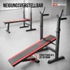 Hop-Sport Hantelbank 1080 Flachbank mit Hantelablage Produktbild-Vorschau 3