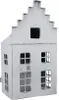 Laterne MAISON weiß shabby chic Metallhaus zum Beleuchten Produktbild-Vorschau 3