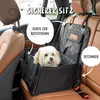 RUDELKÖNIG Hunde Autositz – Sicherer & wasserabweisender Produktbild-Vorschau 2