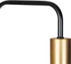 Smarte Stehleuchte Schwarz mit Gold und Rauchglas inkl  Produktbild-Vorschau 6