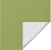 A green fabric with a white backing is shown, with the corner of the white backing folded over. Náhled obrázku produktu