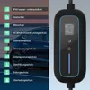 Puluomis Mobile Wallbox 11kW Ladekabel 7m Typ 2/CCS, 2 in 1 Produktbild-Vorschau 3